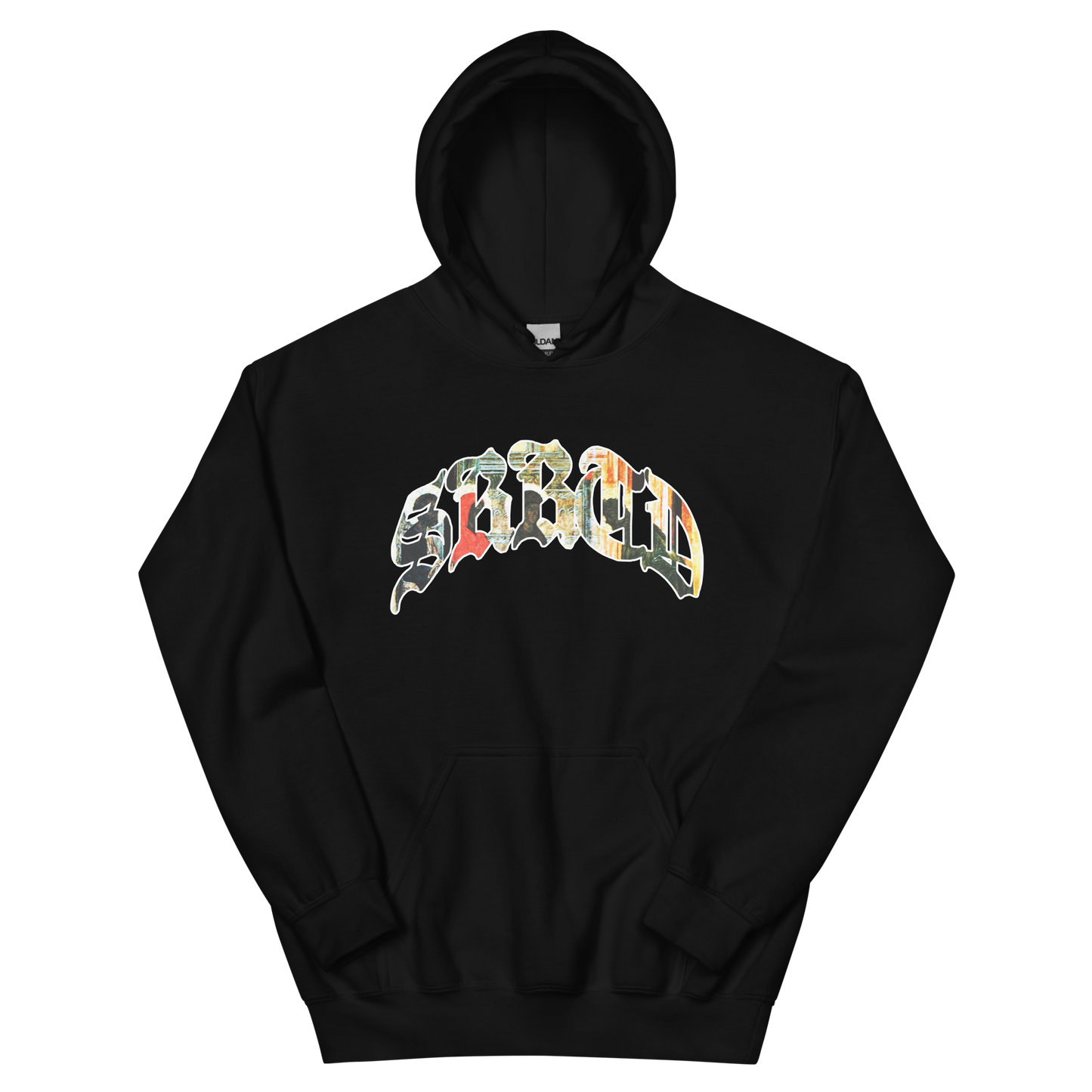 Serrated Blck Gods Hoodie